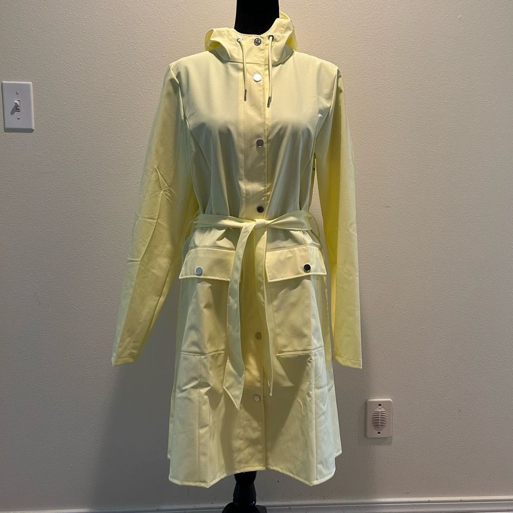 NWT Medium Curve W Jacket Straw Rains Unisex Waterproof - Picture 2 of 10